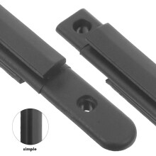 Accessoire pour poteau de barrière de sécurité rétractable avec récepteur de sangle