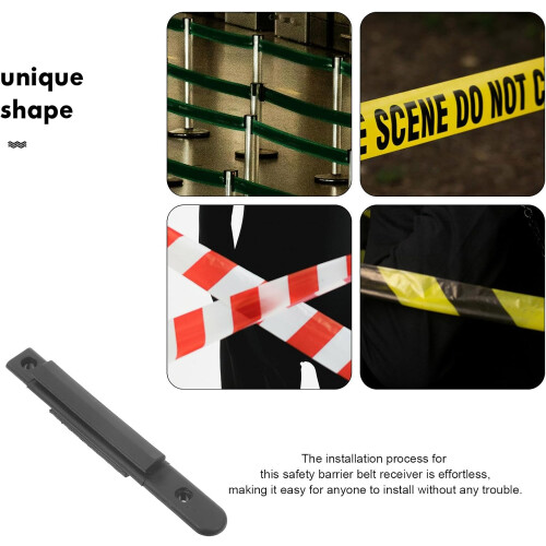 Retractable Belt Barrier Receiver Safety Barrier Strap Stanchion Accessory