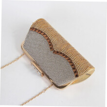 Elegante Abendtasche mit goldenen Quasten, elegante Handtasche für Damen – perfekt für festliche Anlässe.