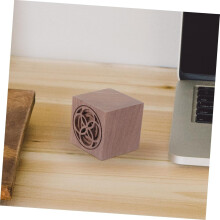Diffusore di aromi in legno a cubo per aromaterapia, ideale per casa, ufficio, auto e come incenso deodorante per ambienti.