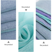 Sichtschutzvorhang Voile, Farbverlauf, Polyester, gemütliches, romantisches Design, einfache Montage
