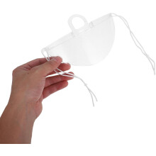 10Pcs Plastic Face Masks Anti-Fog Technology for Catering and Kitchen Use