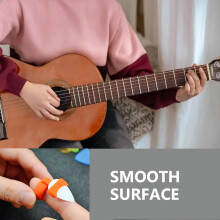 Porte-médiators en silicone antidérapant, design unique et créatif, protège-doigts pour jouer de la guitare.