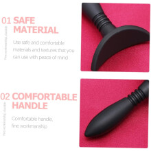 Set de 4 aplicadores de sombras de ojos de silicona en tamaños grande, mediano y pequeño.