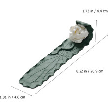 Suport ceramic pentru arzător de tămâie în formă de lotus, pentru camera de yoga și camera de zi, design creativ și elegant