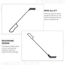 Grill-Ascheschaufel, Aschebesteck, leicht, ergonomisches Design, Eisenlegierung