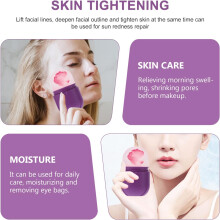Molde de gelo do rosto do silicone para massagem facial resfriamento rolo de beleza para alívio da dor