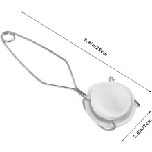 3pcs pequeno conjunto de cruceiro de cerâmica com tigelas de fusão e lengas longas para ouro prata cobre fundição