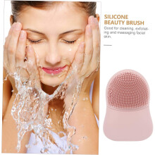 Escova de limpeza de cerdas macias Escova facial de silicone para limpeza profunda Massagem suave para rotina diária de cuidados com a pele