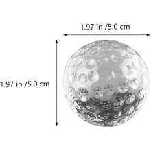 Boule de golf décorative en cristal, ornement de bureau, finitions soignées et grande durabilité.