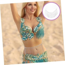 Chaîne de taille à pampilles de cristal, bijou de corps pour femme, chaîne de ventre résistante en strass