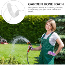 Praktischer, robuster Gartenschlauchhalter aus Edelstahl zur Wandmontage