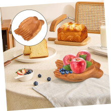Handgeschnitzte dekorative Holzschale, kleine Snackschale, Obstteller, Schlüsselanhänger