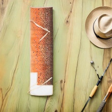 Bolsa para caña de pesca con mosca con 4 compartimentos, estuche portátil para transportar cañas de pesca y proteger los señuelos.