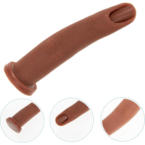 Degete protetice din silicon pentru mâna practicată, pentru unghii false, accesorii pentru unghii 2