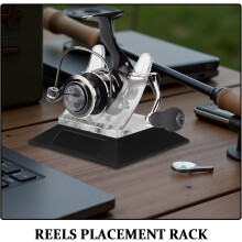 Spinning Reel Display Rack Fishing Rod Storage Holder Lure Organizer Fishing Gear Display Stand
