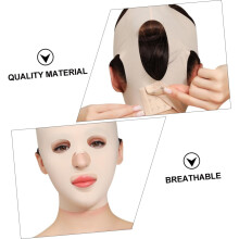 Maschera per dormire senza lasciare tracce, maschera facciale elastica da donna, comoda per il trattamento della pelle durante la notte.