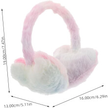 Cache-oreilles pliables en peluche pour femmes, chauffe-oreilles d'hiver pour l'extérieur, jolis couvre-oreilles moelleux