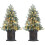 WhizMax pre-lit artificial Christmas tree 3ft 2 pcs 1