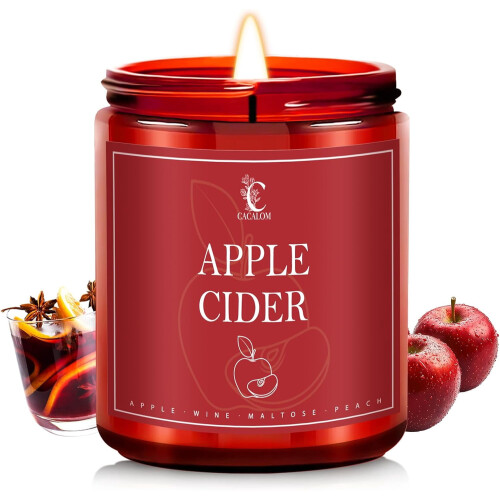 Coffret de 4 bougies parfumées de Noël en cire de soja AEFER