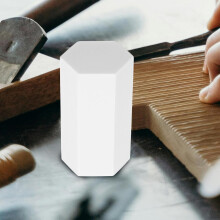 DIY Hexagon Gummistämpel Snidblock Blommönster, Silikonstämpel