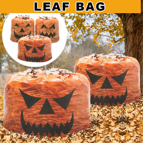 Halloween lövpåse PE utomhusdekoration 1-pack