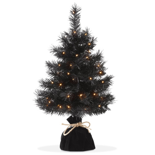 2ft Pre-Lit Artificial Mini Christmas Tree
