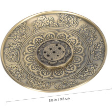 Räucherstäbchenhalter aus Bronze, Räuchergefäß, Schale für Streichhölzer, Meditation, Yoga, Heimdekoration