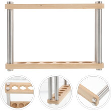 Soporte para incienso de bambú beige, atrapacenizas, diseño multifuncional, resistente, sencillo y elegante.
