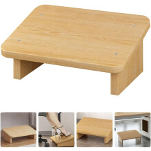 Rutschfester Holzhocker, 30 cm, Haushaltshocker für Büro und Zuhause, tragbarer Tritthocker
