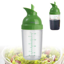 200 ml salladsdressingflaska med mätmärken