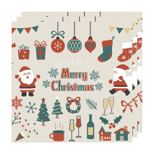 Santa Claus Christmas-themed soft tissue packs 20