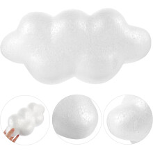 Rohling aus Bastelschaumstoff, Wolkenmodell zum Selbermachen, 31 cm x 15 cm
