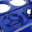 Foldable Blue Beer Carrier for Bottles with Handle, Easy to Use Classic Design Made 1