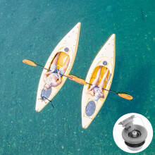 Conector de válvula de ar do barco inflável com adaptador de bomba de plástico para caiaque e placa de remo