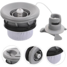Inflatable Boat Air Valve Connector with Plastic Pump Adapter for Kayak and Paddle Board
