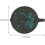 Lidded Fish-Shaped Blue Calligraphy Inkstone 4-inch Orchid Pattern Grinding Inkstone 1