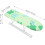 Foldable Mini Tabletop Ironing Board with Sleeve Stand, Small Household Ironing Frame in Green Leaf Design 2