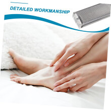 Râpe à pieds double face pour pédicure, outil portable pour éliminer les callosités et les peaux mortes.