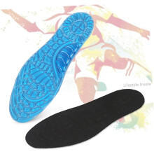 Gel-Schuheinlegesohlen für Damen und Herren, blau, S-Form, Fußgewölbeunterstützung, geeignet zum Laufen, Gehen und für den täglichen Gebrauch