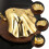 Tisch-Süßigkeitentablett, Snacktablett, goldene Tieroptik, dekoratives, einzigartiges Design 5