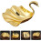 Tisch-Süßigkeitentablett, Snacktablett, goldene Tieroptik, dekoratives, einzigartiges Design 8