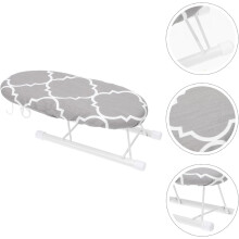 Mini-Klappbügelbrett, klappbare Bügelplatte, kompaktes Design, exquisit verarbeiteter Stoff, Stahl