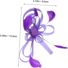 Tocado de plumas de malla para novias, accesorio para el cabello de boda hecho a mano, diseño elegante.