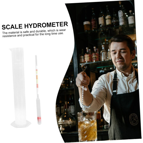 Three-Range Hydrometer for Measuring Sugar and Moisture Content with Graduated Color Bands