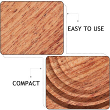 Difusor de aceites esenciales de madera para coche y hogar. Difusor de perfume no eléctrico con acabado de palisandro.