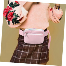 Mulheres Belt Bag Compact Crossbody Fanny Pack para Compras Armazenamento de Telefone Celular Caminhada Roupa Casual Desgaste confortável