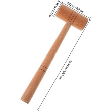 Maillet de bijoutier à manche en bois pour façonner et réparer, maillet pour le travail du bois