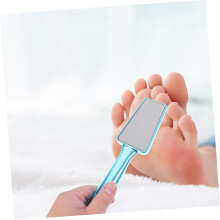 Pe ergonômico alça arquivo pedicure ferramenta callus remover esfregador para pés esfoliador