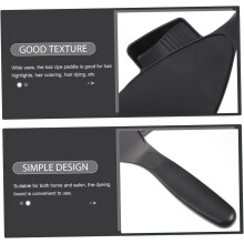 Paleta para tinte de cabello, herramienta para mechas, coloración del cabello, material ABS negro y fácil de usar.